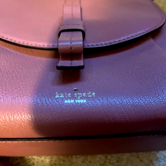 Dusty Rose Kate spade satchel bag with sideways bow. Almost new - Picture 2 of 2